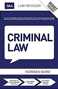 Q&A Criminal Law (Paperback, 10 New edition)