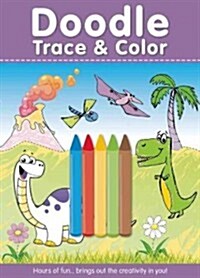 Doodle Trace & Color with Crayons (Hardcover)