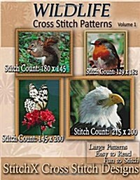 Wildlife Cross Stitch Patterns (Paperback)