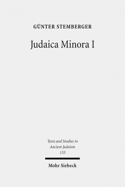 Judaica Minora (Hardcover)