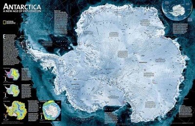 Antarctica Satellite (Map)