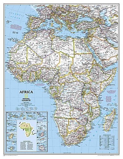 Africa Classic (Map, Enlarged)
