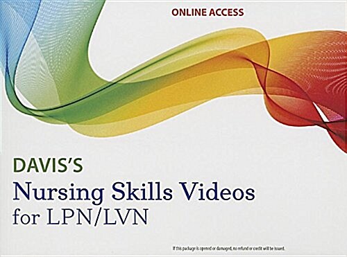 Daviss Nursing Skills Videos for LPN/LVN Streaming Access Card (Paperback, 2)