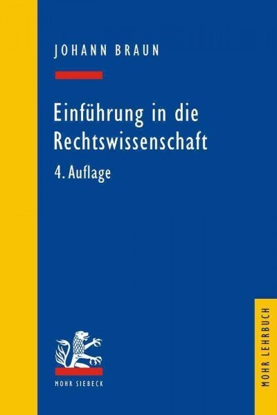 Einfuhrung in Die Rechtswissenschaft (Paperback, 4, Revised)