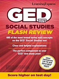 GED Test Social Studies Flash Review (Paperback)