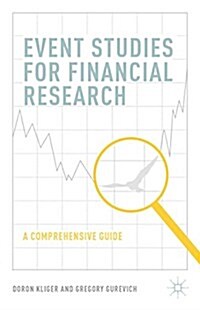 Event Studies for Financial Research : A Comprehensive Guide (Hardcover)