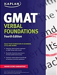 Kaplan Gmat Verbal Foundations (Paperback, 4th)