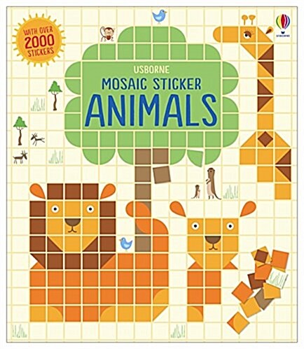 Mosaic Sticker Animals (Paperback)