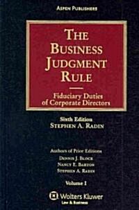Business Judgment Rule: Fiduciary Duties of Corporate Directors (Hardcover, 6)