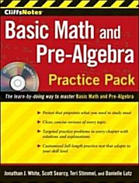Cliffsnotes Basic Math and Pre-Algebra Practice Pack with CD [With CDROM] (Paperback)