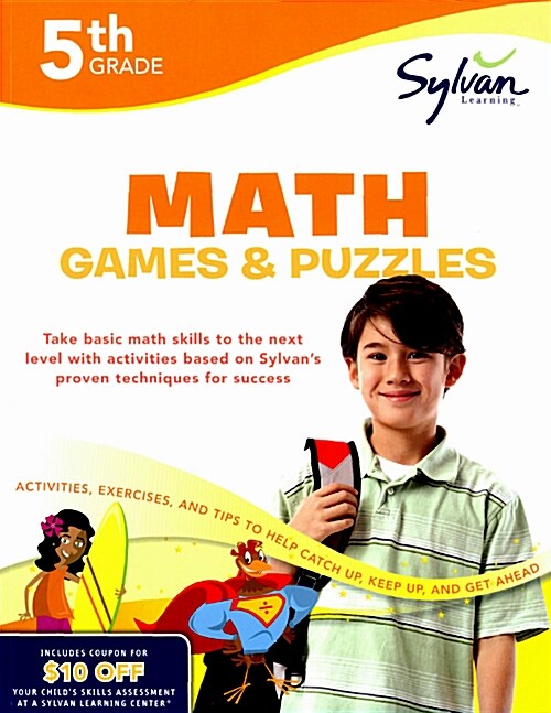 5th Grade Math Games & Puzzles (Paperback)