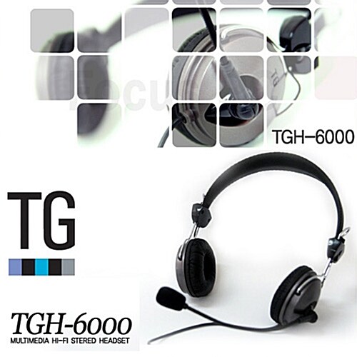 TG삼보컴퓨터 TGH-6000 멀티미디어 Hi-Fi 스테레오 헤드셋