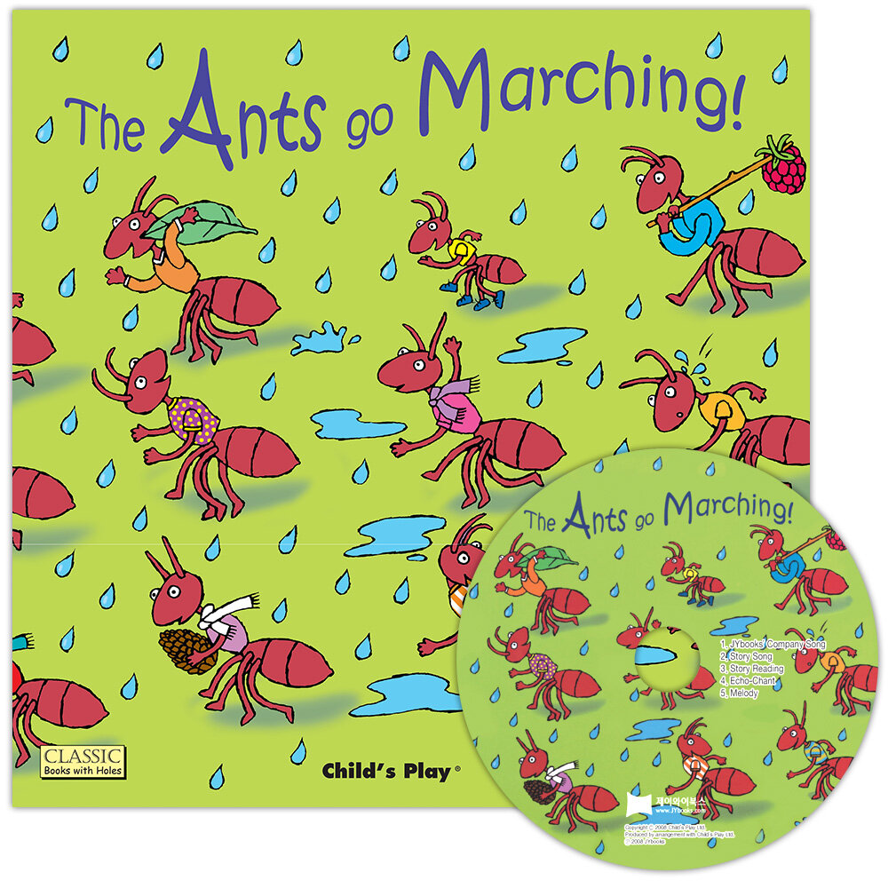 노부영 마더구스 세이펜 The Ants Go Marching (Paperback + CD)