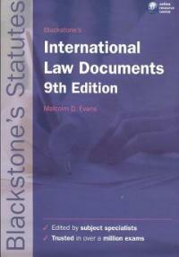 Blackstone's international law documents 9th ed