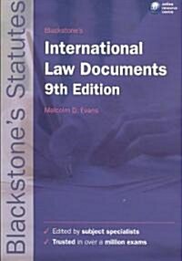 [중고] Blackstone‘s International Law Documents (Paperback, 9th)