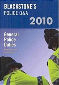 Blackstones Police Q & A 2010 (Paperback, 8th, PCK)