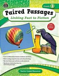 [중고] Paired Passages: Linking Fact to Fiction Grade 3 (Paperback)