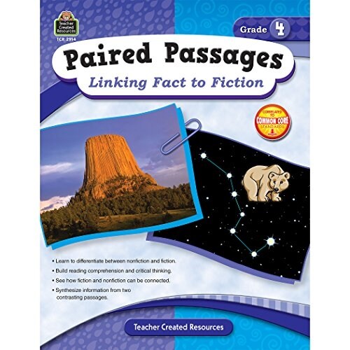 [중고] Paired Passages: Linking Fact to Fiction Grade 4 (Paperback)