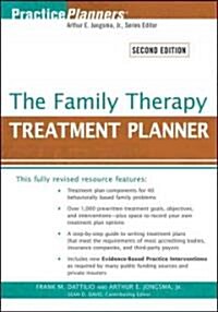 The Family Therapy Treatment Planner (Paperback, 2)