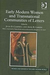 Early Modern Women and Transnational Communities of Letters (Hardcover)