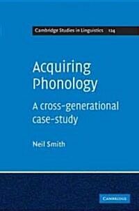 Acquiring Phonology : A Cross-Generational Case-Study (Hardcover)
