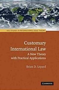 Customary International Law : A New Theory with Practical Applications (Paperback)