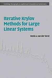 Iterative Krylov Methods for Large Linear Systems (Paperback)