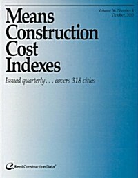 Means Construction Cost Indexs - 10/2010 (Paperback)