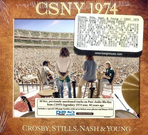 [수입] [블루레이 오디오] Crosby, Stills, Nash & Young - CSNY 1974 [BDA+DVD]