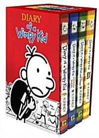 Diary of a Wimpy Kid Box of Books 1-4 Hardcover Gift Set: Diary of a Wimpy Kid, Rodrick Rules, the Last Straw, Dog Days (Hardcover)