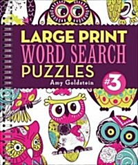 Large Print Word Search Puzzles 3: Volume 3 (Paperback)