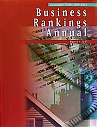 Business Rankings Annual: Cumulative Index: 3 Parts (Paperback)