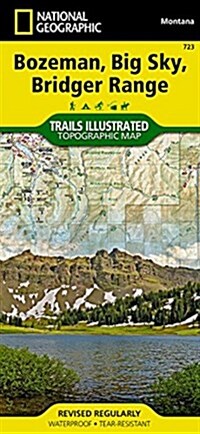 Bozeman, Big Sky, Bridger Range Map (Folded, 2020)