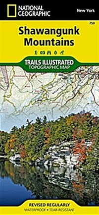 Shawangunk Mountains Map (Folded, 2021)