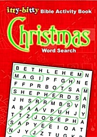 Itty Bitty Christmas Word Search 6pk: Coloring and Activity Book (Paperback)