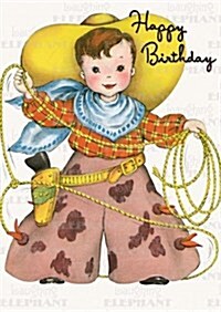 Little Cowboy - Birthday Greeting Card (Other)