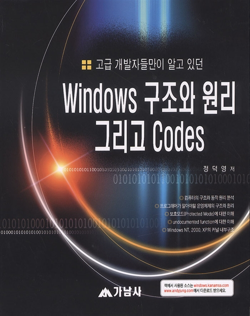 고급 개발자들 만이 알고있던 Windows 구조와 원리 그리고 Codes