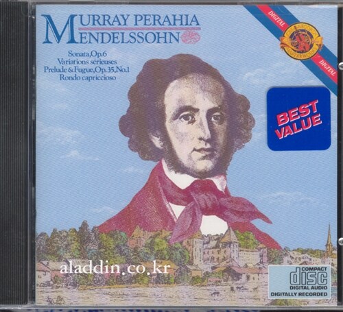 [중고] Mendelsshon - Piano Sonata / Murray Perahia