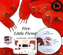 Five Little Fiends (Paperback + CD 1장 + 테이프 1개) - 문진영어동화 Best Combo 1-5 (paperback set)