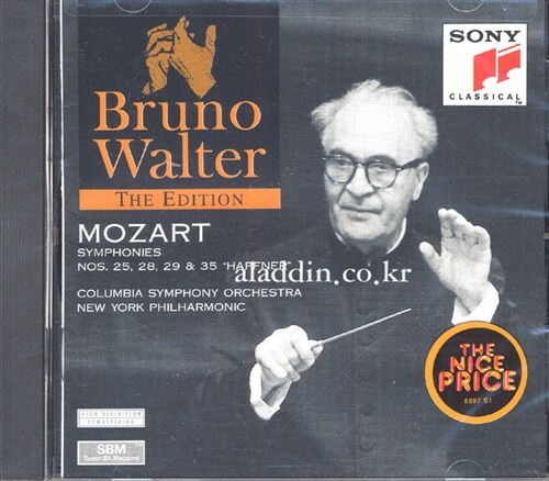 [중고] [수입] Mozart - Symphony NO.25,28,29,35 / Bruno Walter