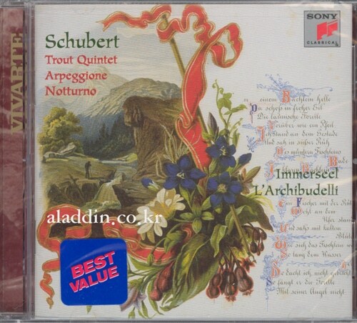 [수입] Trout Quintet / Appeggione / Notturno / Jos Van Immerseel / LArchibudelli