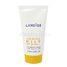 라네즈 선블록 마일드 SPF32/PA++[매일매일 사용하는 선크림]