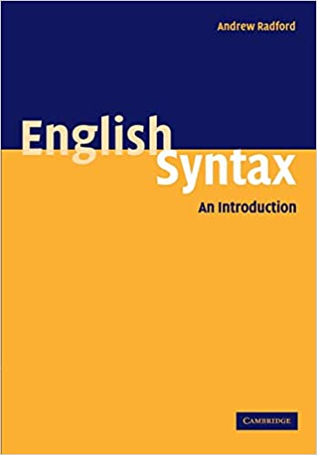 [중고] English Syntax : An Introduction (Paperback)