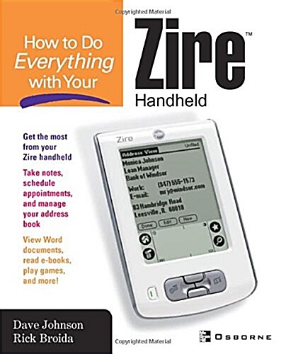 How to Do Everything with Your Zire Handheld (Paperback)