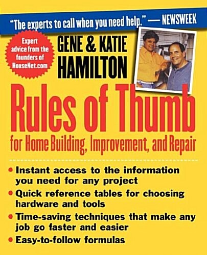 Rules of Thumb for Home Building, Improvement, and Repair (Paperback)