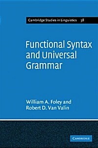Functional Syntax and Universal Grammar (Paperback)