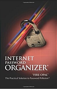 Internet Password Organizer: Fire Opal (Paperback)