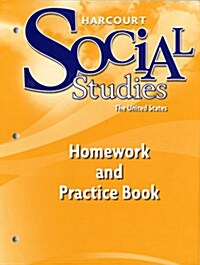 [중고] Harcourt Social Studies: Homework and Practice Book Student Edition Grade 5 United States (Paperback, Student)