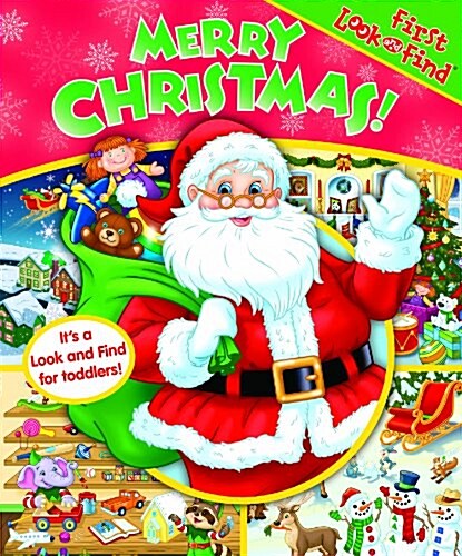 First Look and Find: Merry Christmas! (Board book)