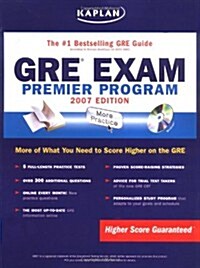 Kaplan GRE Exam, 2007 Edition: Premier Program (Kaplan GRE Premier Program (W/CD)) (Paperback, Pap/Cdr)